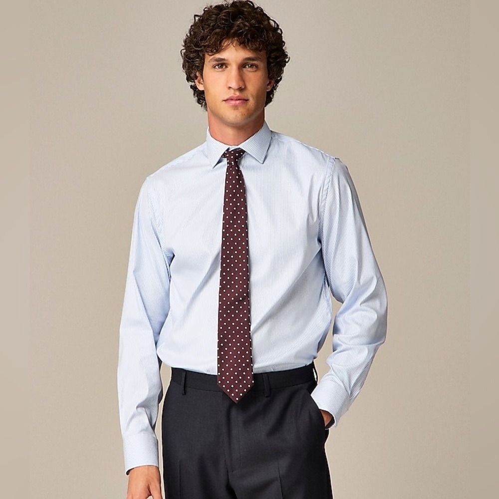 J Crew Slim Bowery Performance Dress Shirt. Size Medium